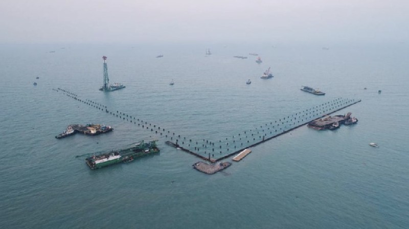 Pelabuhan Internasional Patimban Subang Jawa Barat. (Dok. Dirjen Perhubungan Laut Kemenhub)