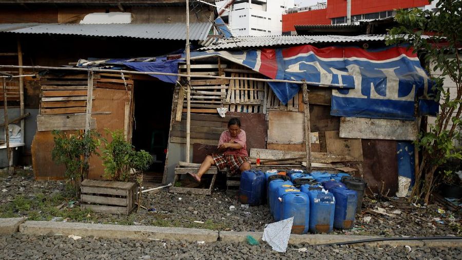 Potret Kemiskinan Ibu Kota di Tengah Pandemi (CNBC Indonesia/Tri Susilo)