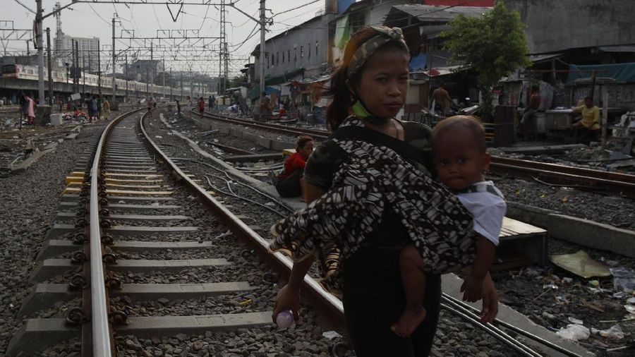 Potret Kemiskinan Ibu Kota di Tengah Pandemi (CNBC Indonesia/Tri Susilo)
