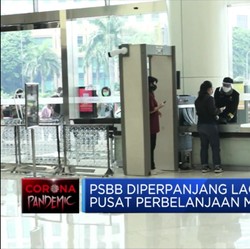 PSBB Diperpanjang Lagi, Pusat Perbelanjaan Makin Sepi