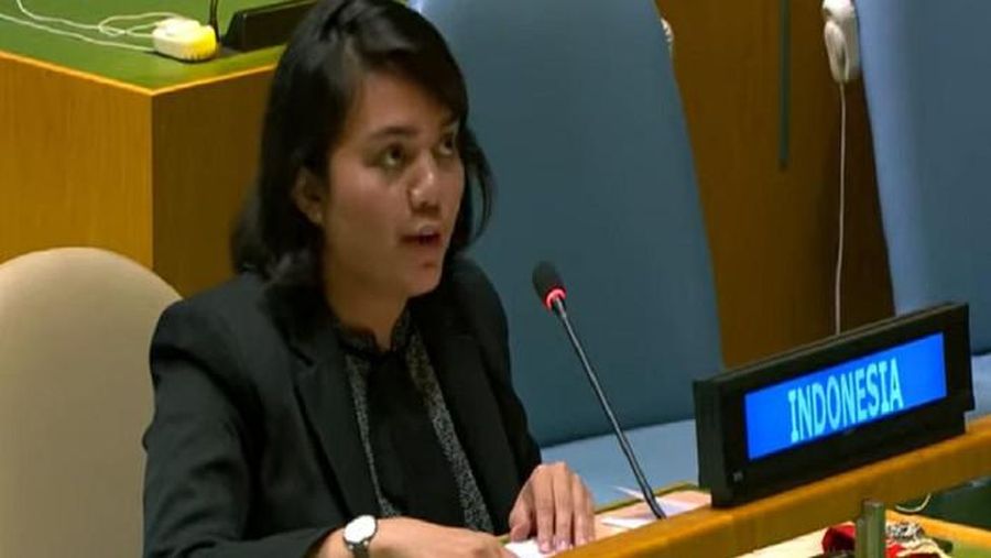 Diplomat RI di PBB, Silvany Austin Pasaribu (Dok. Youtube United Nations)