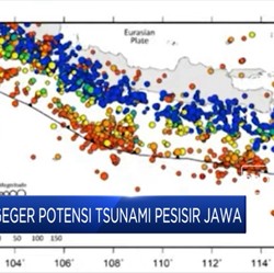 Geger Potensi Tsunami Pesisir Jawa