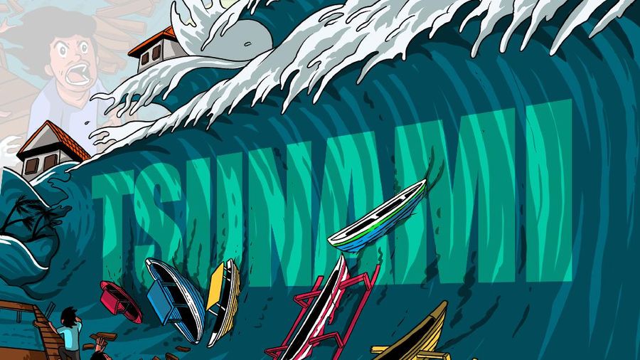 Infografis/Waspada!  Ada Potensi Tsunami 20 Meter  Hantam Jawa/Aristya Rahadian Krisabella