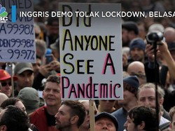Inggris Demo Tolak Lockdown, Belasan Luka