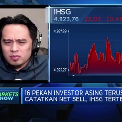 Investor Asing Terus Catatkan Net Sell, IHSG Kembali Tertekan