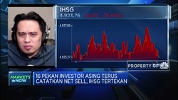 Investor Asing Terus Catatkan Net Sell, IHSG Kembali Tertekan