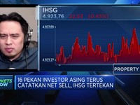 Investor Asing Terus Catatkan Net Sell, IHSG Kembali Tertekan