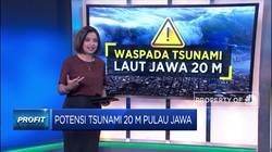Potensi Tsunami 20 Meter Pulau Jawa