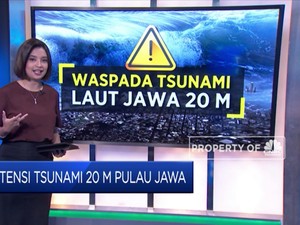 Potensi Tsunami 20 Meter Pulau Jawa
