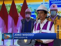 Presiden Jokowi Resmikan Tol Manado-Bitung Secara Virtual
