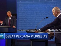 Debat Perdana, Biden Sebut Trump Tidak Becus Tangani Covid-19