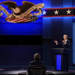 Rusuh Debat Trump-Biden, dari Masker hingga Piaraan Putin