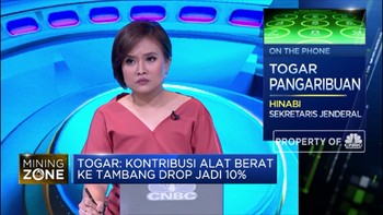 Pandemi, Kontribusi Hinabi di Sektor Tambang Hanya 10%