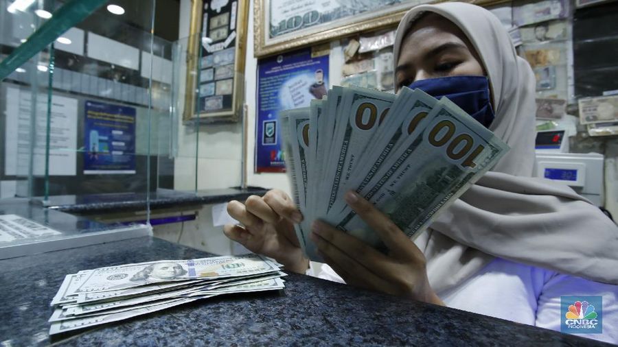 Ilustrasii Dollar AS (CNBC Indonesia/ Tri Susilo)