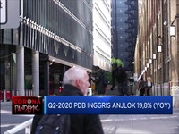 Q2-2020, PDB Inggris Anjlok 19,8% (YoY)