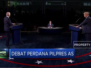 Trump Diserang Isu Pajak di Debat Perdana Pilpres AS