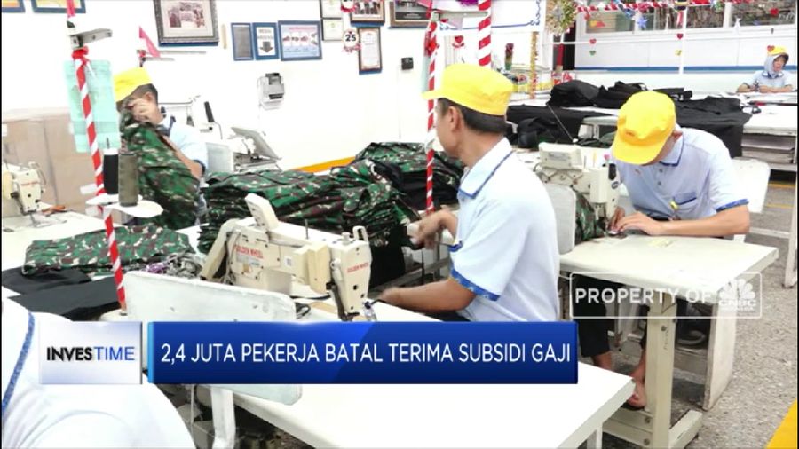2,4 Juta Pekerja Batal Terima Subsidi Gaji (CNBC Indonesia TV)