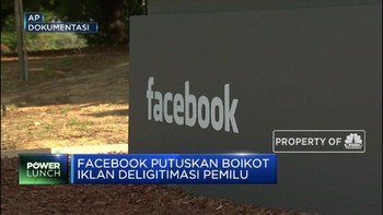 Facebook Boikot Iklan Deligitimasi Pemilu AS