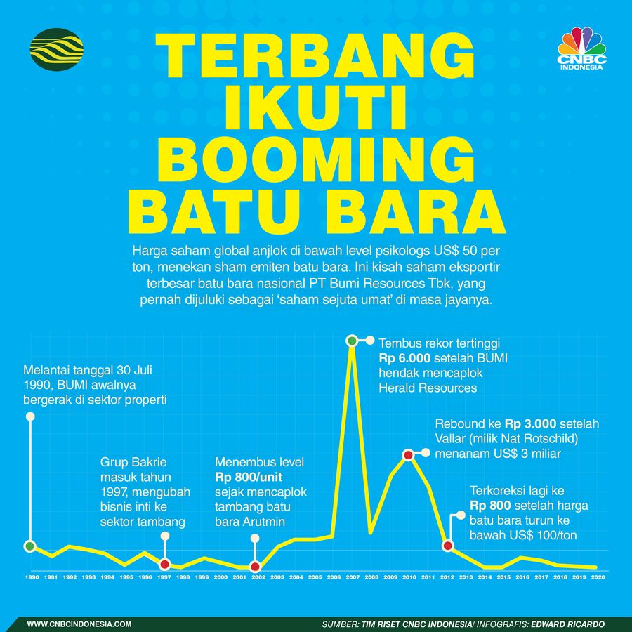 INFOGRAFIS, Terbang Ikuti Booming Batu Bara