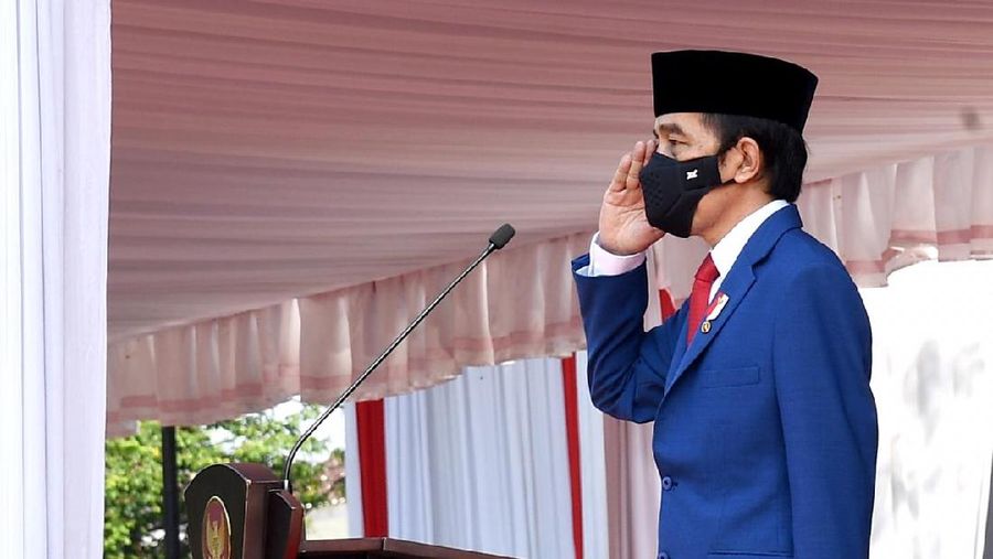 Presiden Joko Widodo Mengikuti Upacara Hari Kesaktian Pancasila (Biro Pers Sekretariat Presiden/ Rusman)