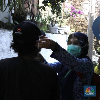 Begini Penampakan Sosialisasi Pakai Masker di Kota Bogor