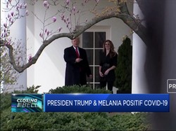Positif Covid-19, Trump dan Istri Mulai Proses Karantina