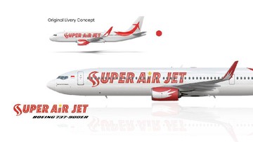 Pesawat super air jet indonesia