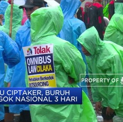 Tolak Pengesahan RUU Ciptaker, Buruh akan Mogok Nasional