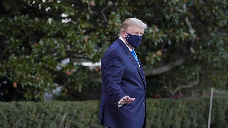 Donald Trump dipindahkan ke Pusat Medis Militer Nasional Walter Reed usai dinyatakan positif COVID-19
