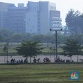 Minggu Pagi, Menhub Kunker Sambil Sepedaan di BSD City