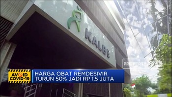 Harga Obat Remdesivir Turun 50% Jadi Rp 1,5 Juta