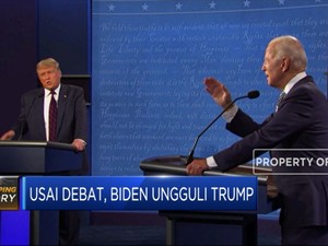 Usai Debat, Biden Ungguli Trump