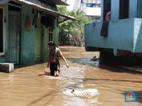 Sungai Ciliwung Meluap, Warga Kebon Pala Kebanjiran!