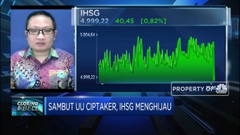 Investor Sambut Positif UU Ciptaker, IHSG Ditutup Menghijau