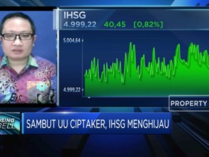 Investor Sambut Positif UU Ciptaker, IHSG Ditutup Menghijau