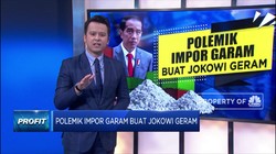Polemik Impor Garam Buat Jokowi Geram