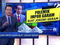 Polemik Impor Garam Buat Jokowi Geram
