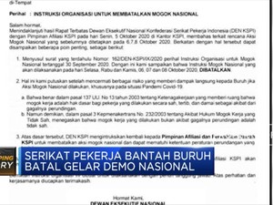 Serikat Pekerja Bantah Buruh Batal Gelar Demo Nasional