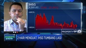 2 Hari Menguat, IHSG Tumbang Lagi
