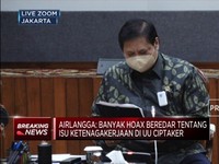 Jawab Hoax UU Ciptaker, Ini Penjelasan Menko Airlangga