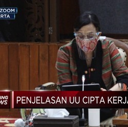 UU Ciptaker Muat Aturan Perpajakan,Ini Penjelasan Sri Mulyani