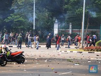 Ya Ampun! Gedung Kementerian ESDM Ikutan Dirusak Pendemo