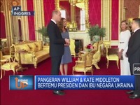 Pangeran William Bertemu Presiden Dan Ibu Negara Ukraina