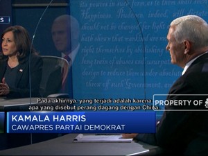 Debat Cawapres AS, Harris Serang Pence Soal Covid-19