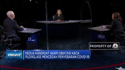 Debat Perdana Cawapres Dibatasi Kaca Plexiglas