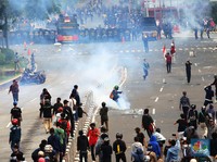 Ricuh Buruh Tolak Omnibus Law, Waspada Covid-19 Klaster Demo!