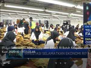 Agar UU Ciptaker Efektif, RI Butuh Kebijakan Fiskal Yang Kuat