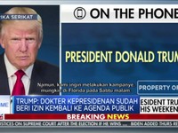 Trump Siap Kampanye Usai 6 Hari Dirawat Imbas Positif Corona