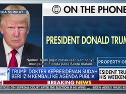 Trump Siap Kampanye Usai 6 Hari Dirawat Imbas Positif Corona