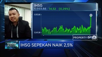 Ditutup Menghijau, IHSG Sepekan Naik 2,5%